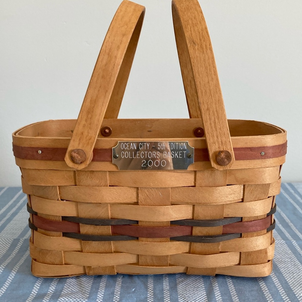 Longaberger Ocean City 5th Edition Collectors Basket 2000 VERY RARE